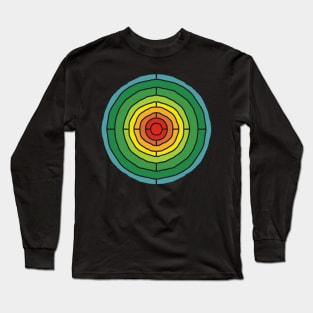 Energy Target Bullseye Graphic Long Sleeve T-Shirt